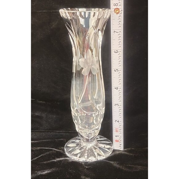 Vintage Crystal Bud Vase - Picture 10 of 13